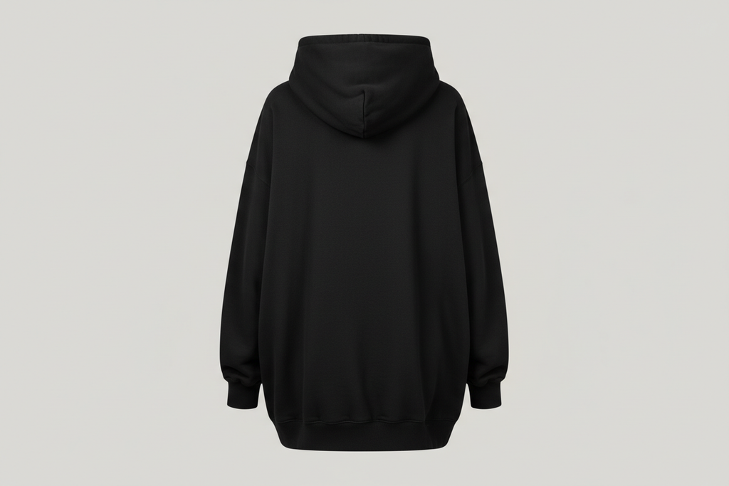 without any design. only plain hoodie